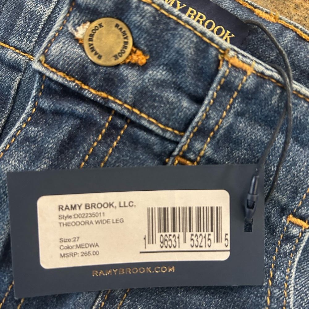 Ramy Brook Indigo Wide Leg Denim